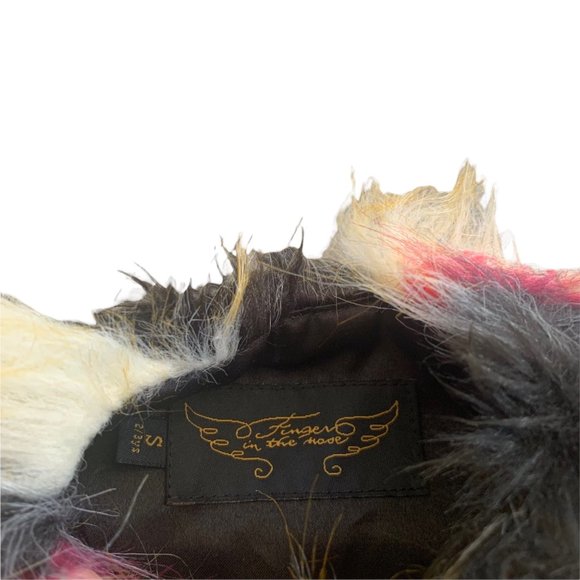 Finger In The Nose Toddler Faux Fur Jacket - Picture 3 of 6